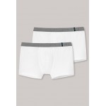 Schiesser short 95/5 short - 2-pack -Wit