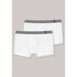 Schiesser short 95/5 short - 2-pack -Wit