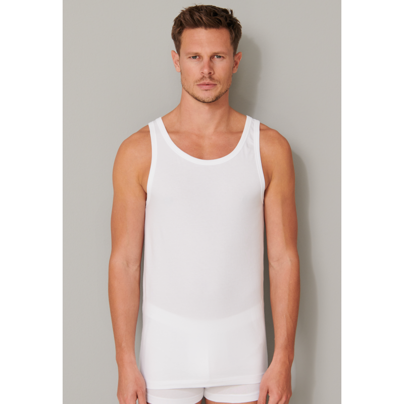 Schiesser onderhemd 2-pack 95/5 wit