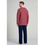 Pyjama lang V-hals strepen Fashion Nightwear