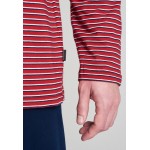 Pyjama lang V-hals strepen Fashion Nightwear