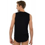 Schiesser tank top 95/5 zwart Schiesser tank top 95/5 zwart
