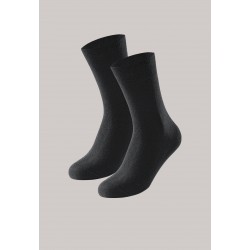 Schiesser herensokken 2-pack stay fresh - Bluebird - zwart