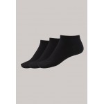 Schiesser heren sneaker 3-pack stay fresh  Bluebird - zwart