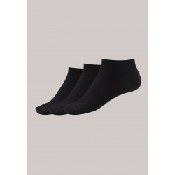 Schiesser heren sneaker 3-pack stay fresh  Bluebird - zwart