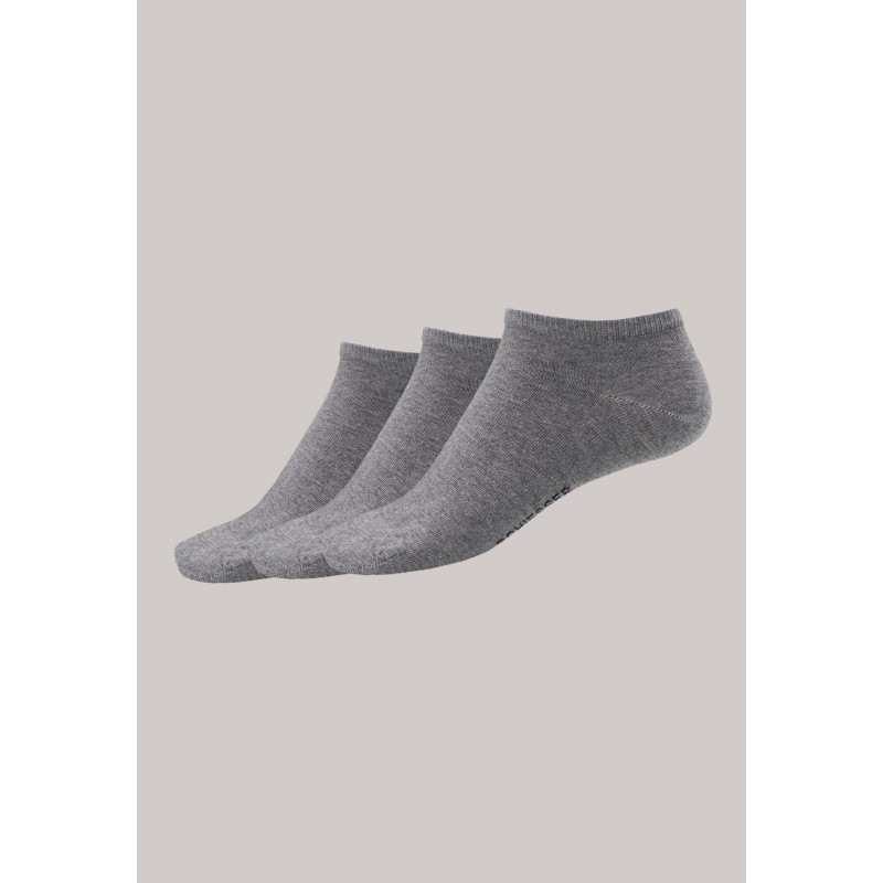 Schiesser heren sneaker 3-pack stay fresh  Bluebird - grijs