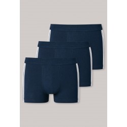 Schiesser 3-pack boxershorts 95/5 – donkerblauw