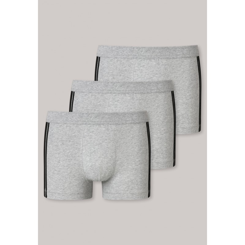 Schiesser short 3 pack 95/5 H grijs