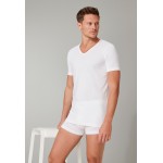 Schiesser T-shirt V-hals 95/5 -2 pack- wit Schiesser T-shirt V-hals 95/5 -2 pack- wit