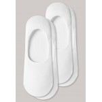 Schiesser In-shoe herensokken 2-pack wit - Long Life Cool Schiesser In-shoe herensokken 2-pack wit - Long Life Cool