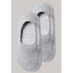 Schiesser In-shoe herensokken 2-pack lichtgrijs - Long Life Cool