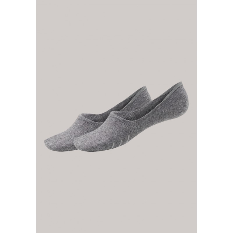 Schiesser In-shoe herensokken 2-pack lichtgrijs - Long Life Cool