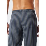 Schiesser H pyjama Fashion Nightwear - denimblauw/donkerblauw