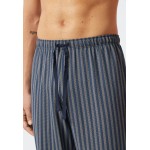 Schiesser H pyjama Fashion Nightwear - denimblauw/donkerblauw Schiesser H pyjama Fashion Nightwear - denimblauw/donkerblauw