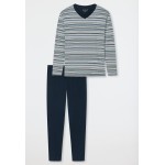 Schiesser H pyjama " V-hals " Fashion Nightwear 
