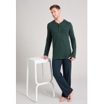 Schiesser EXTRA lang heren pyjama - Havana"  - dark green