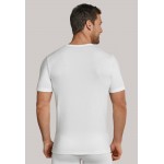 Schiesser T-Shirt R hals 95/5 - wit -  AANBIEDING MET 25 % KORTING !