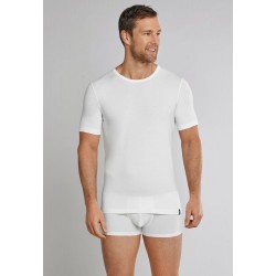 Schiesser T-Shirt R hals 95/5 - wit -  AANBIEDING MET 25 % KORTING !