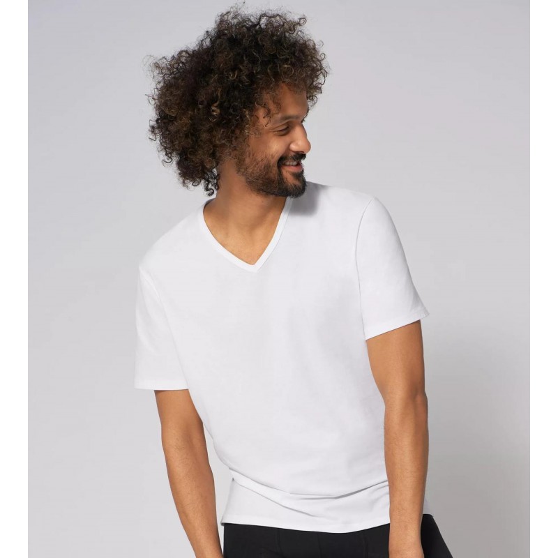 Sloggi men GO T-Shirt V-hals wit