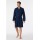 Schiesser Heren Badjas wafelpiqué Essentials - Donkerblauw