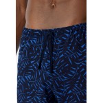 Schiesser H pyjama met korte broek knoopsluiting aqua - Fashion Nightwear