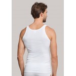 Schiesser hemd 2-pack wit - Cotton Doppelripp