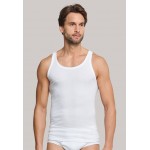 Schiesser hemd 2-pack wit - Cotton Doppelripp