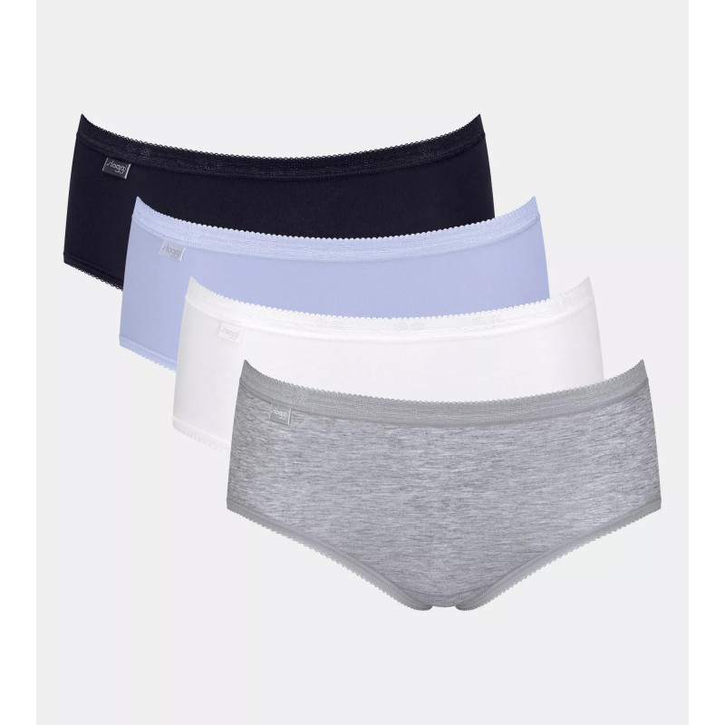 Sloggi Dames Basic+ Midi slip 4-pack - 015 