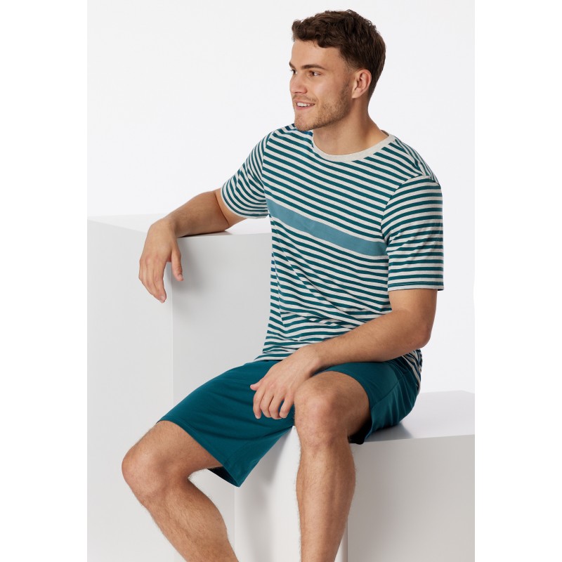 Schiesser H pyjama  korte broek  