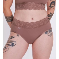 Sloggi Romance Dames Midi Cacao 