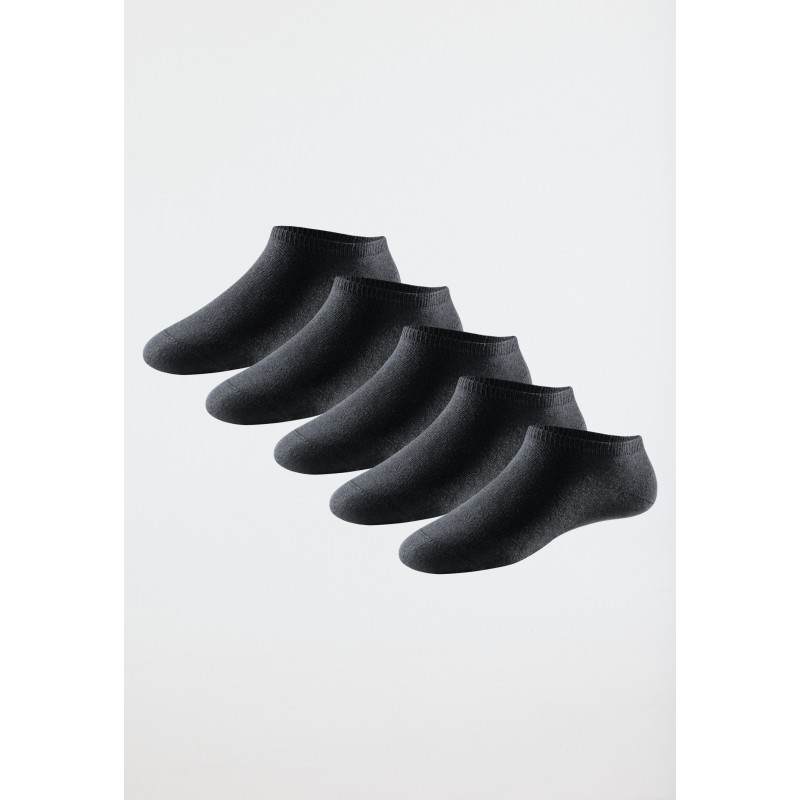 Schiesser sneakersokken bluebird voor dames, set van 5 paar -zwart