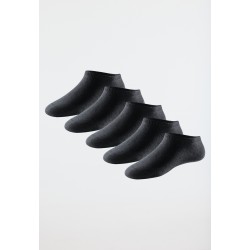 Schiesser sneakersokken voor dames, set van 5 paar -000