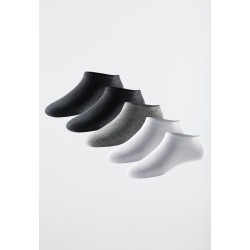 Schiesser sneakersokken bluebird voor dames, set van 5 paar meerkleurig 