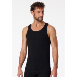 Schiesser onderhemd 2-pack 95/5 zwart