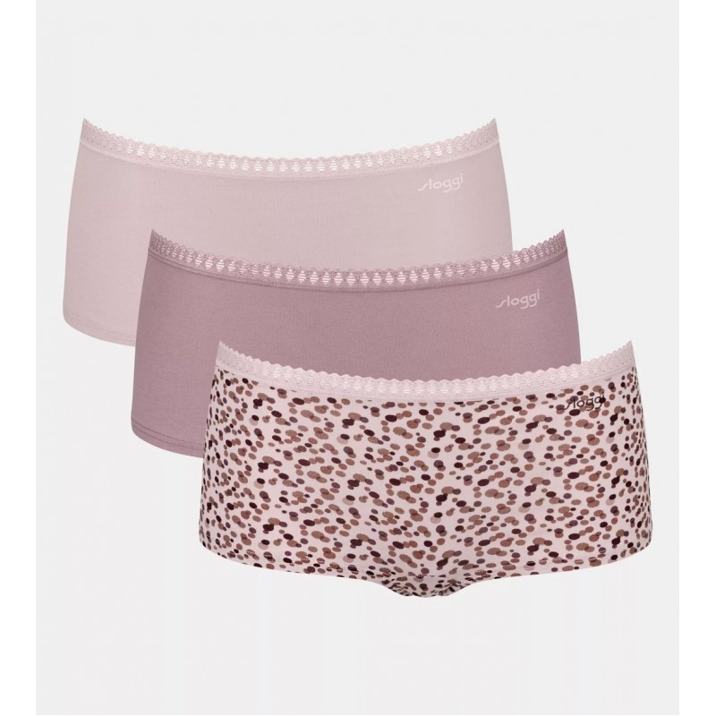 Sloggi Go Crush Dames short 3-Pack