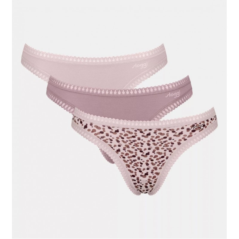 Sloggi Go Crush Dames String 3-Pack Multiple