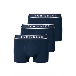 Schiesser short 95/5 3p- donkerblauw