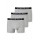 Schiesser 95/5 Heren Short 3-pack - Grijs