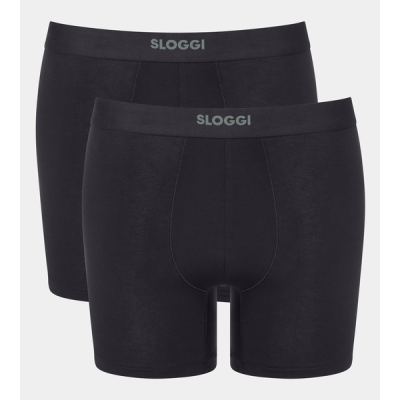 Sloggi EVER Ease Short Heren 2-Pack - Zwart  