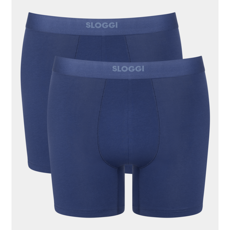 Sloggi men Ever Ease Short 2-pack blauw  Herfstactie : tijdelijk 25 % korting