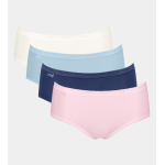 Sloggi Dames Basic+ Midi slip 4-pack - 019