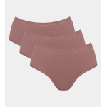 Sloggi GO Daily Cotton Dames Midi 3-Pack Cacao