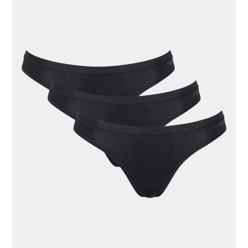 Sloggi GO Daily Cotton Mini Slip Dames - 3-Pack - Zwart