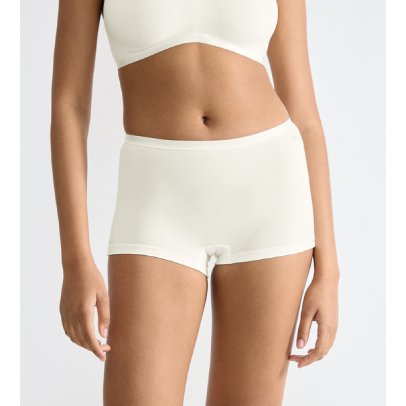 Sloggi GO Daily Cotton Dames Short - 3-Pack - Silk White Sloggi GO Daily Cotton Dames Short - 3-Pack - Silk White