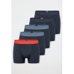 Schiesser Short 5 pack Cotton donkerblauw multipack
