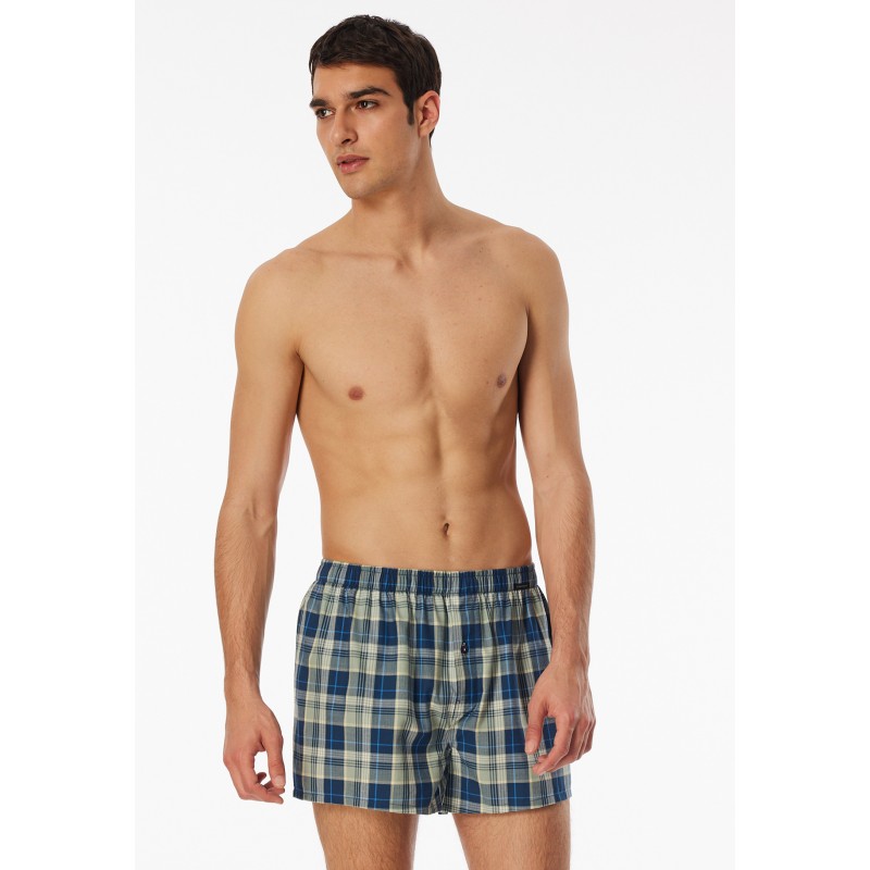 Schiesser boxershorts geweven stof 2-pack 920
