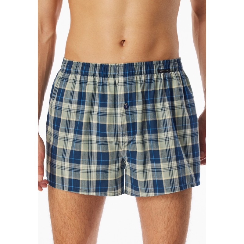 Schiesser boxershorts geweven stof 2-pack 920 Schiesser boxershorts geweven stof 2-pack 920