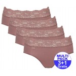 Sloggi Romance Midi cacao - 3+1 GRATIS - uw voordeel : 16,95 €