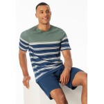 Schiesser Heren pyjama  korte broek Casual Nightwear