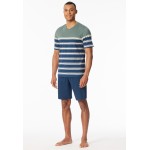 Schiesser Heren pyjama  korte broek Casual Nightwear